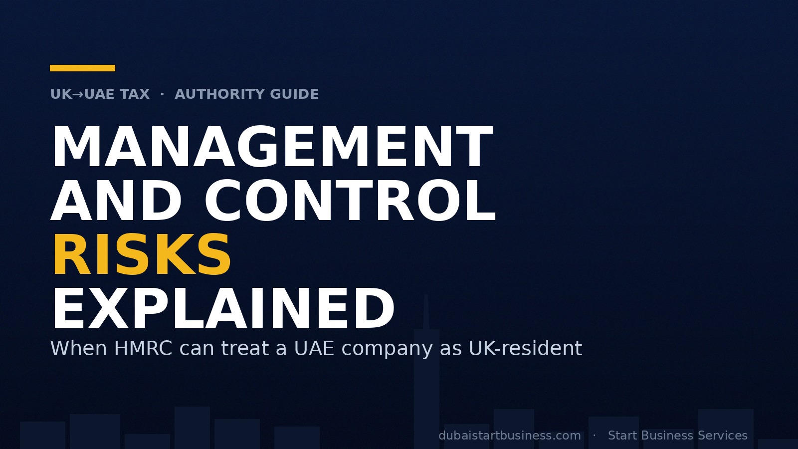 Management and Control Risks Explained