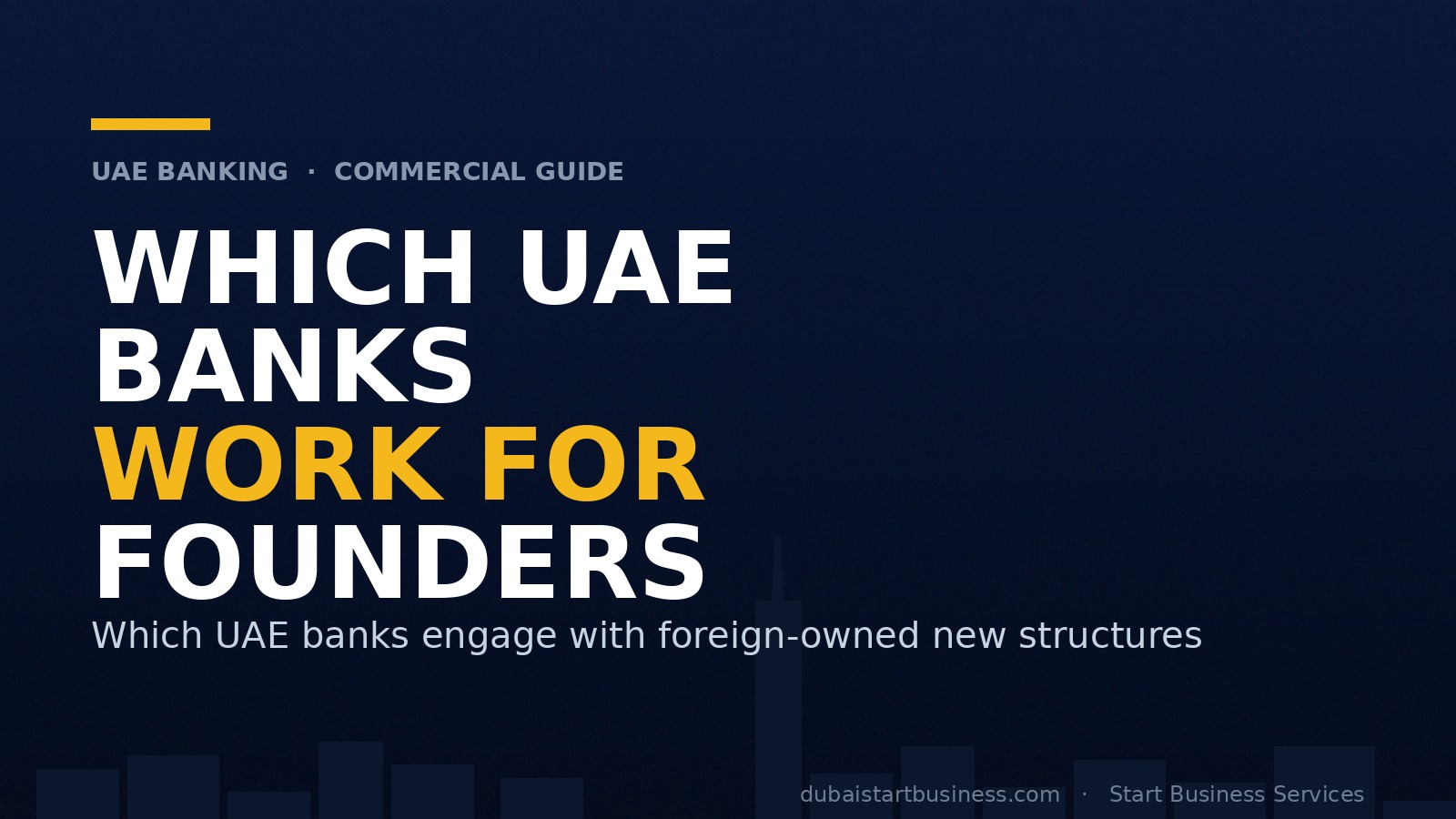 Best UAE Banks for Entrepreneurs