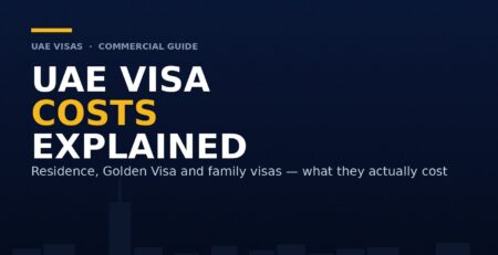 UAE Visa Costs Explained